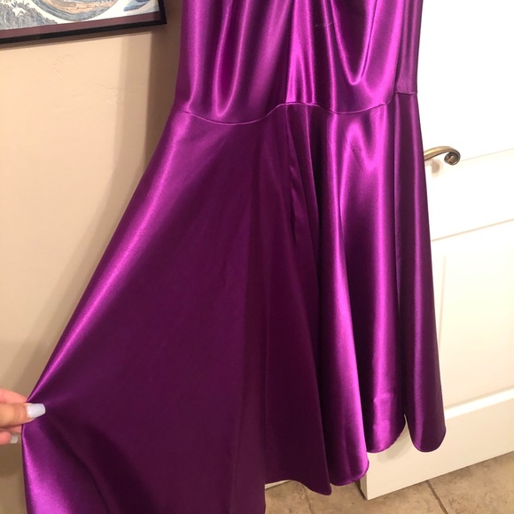 Purple Mermaid Style Dress - Picture 4 of 4